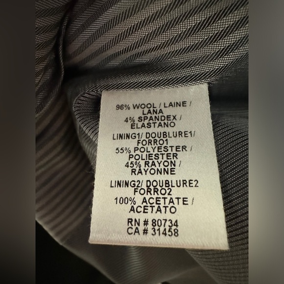 BCBGMaxAzria Nika Blazer BCBG Jacket Black Double Collar XS Extra Small NWT - Picture 8 of 10